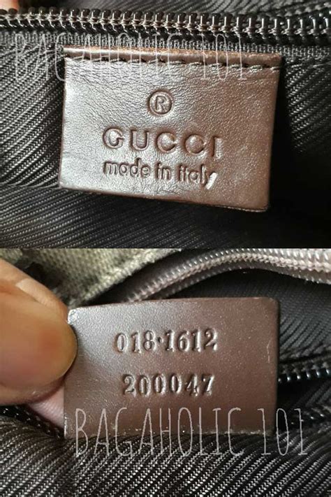 do all mens gucci bags have serial numbers|how to authenticate Gucci bags.